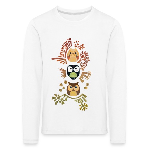 VEYM Good Wise Owls CASE - Kinder Premium Langarmshirt