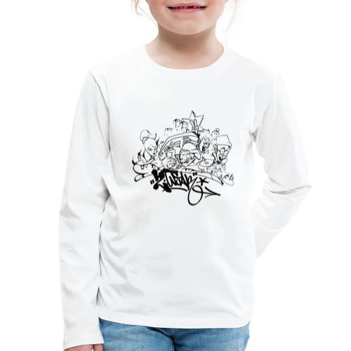 Hip Hop Jam - Børne premium T-shirt med lange ærmer