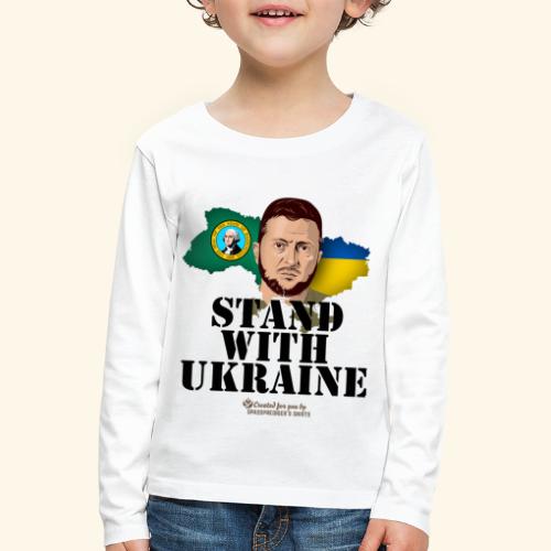 Ukraine T-Shirt Design - Kinder Premium Langarmshirt