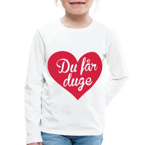 Ekte kjærlighet - Det norske plagg - Premium langermet T-skjorte for barn