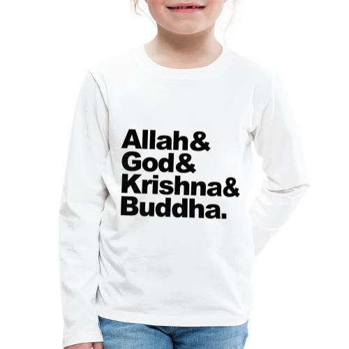 godsdiensten - Kinderen Premium shirt met lange mouwen