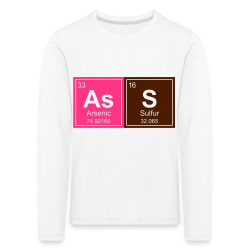 Geeky Ass Periodic Elements - Kids' Premium Longsleeve Shirt