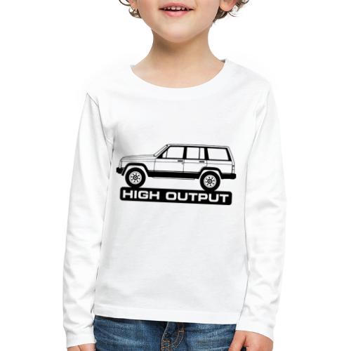 jeepxj02bblack - Premium langermet T-skjorte for barn