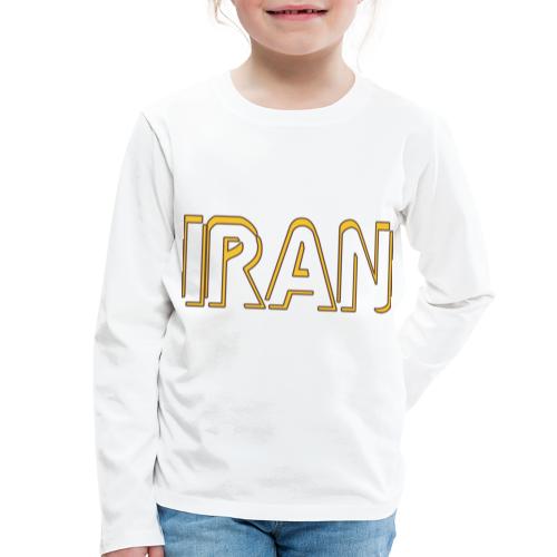 Iran 5 - Lasten premium pitkähihainen t-paita