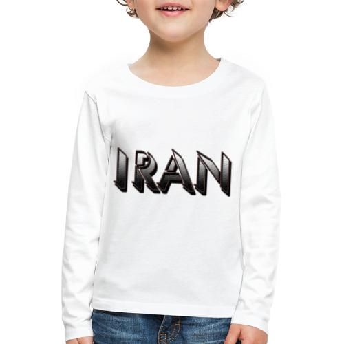 Iran 8 - Børne premium T-shirt med lange ærmer