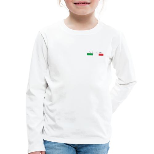 Info Italy Design - Maglietta Premium a manica lunga per bambini