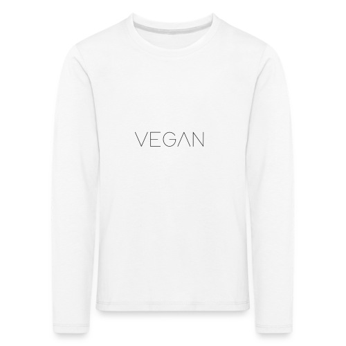 Vegan - Långärmad premium-T-shirt barn
