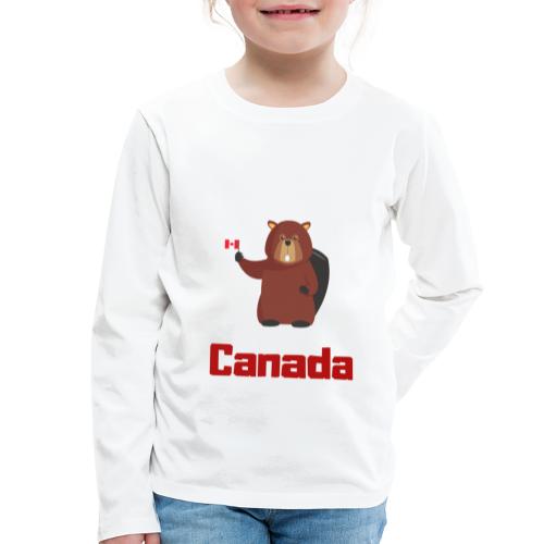 Canada beaver - Kinderen Premium shirt met lange mouwen