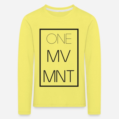 one MV MNT - Kinder Premium Langarmshirt