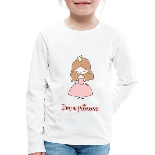 I'm a Princess - Maglietta Premium a manica lunga per bambini