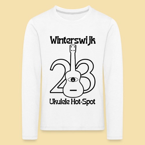 Ukulele Hotspot WInterswijk 2023 - Kinder Premium Langarmshirt
