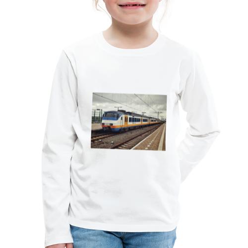 Sprinter in Almere Oostvaarders - Kinderen Premium shirt met lange mouwen