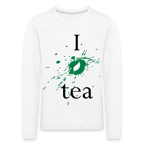 I Love Tea - Maglietta Premium a manica lunga per bambini