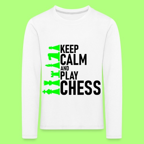 school chess shirt Spiel Schule - Kinder Premium Langarmshirt