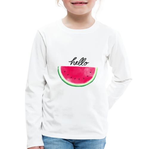 Watermelon - Kinder Premium Langarmshirt