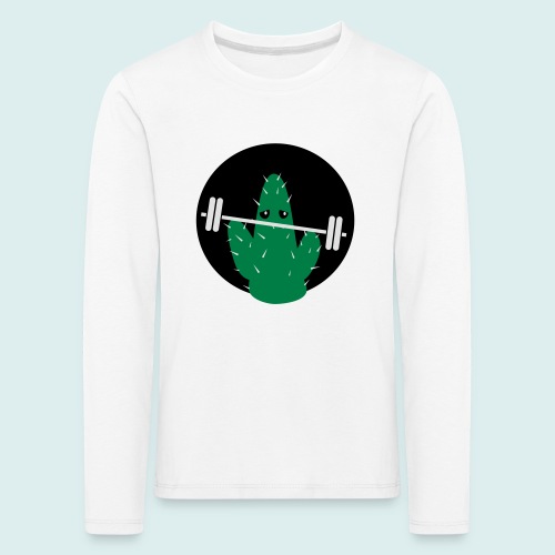 lifting cactus - Kinderen Premium shirt met lange mouwen