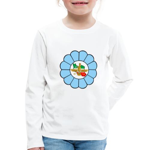 Faravahar Iran Lotus Colorful - Koszulka dziecięca Premium z długim rękawem
