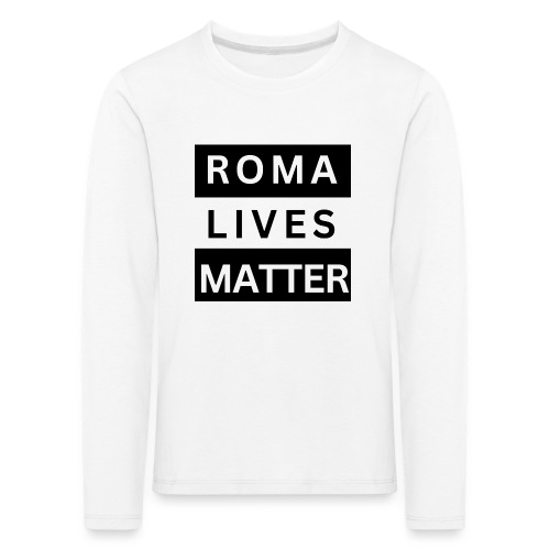 Roma Lives Matter - Kinder Premium Langarmshirt