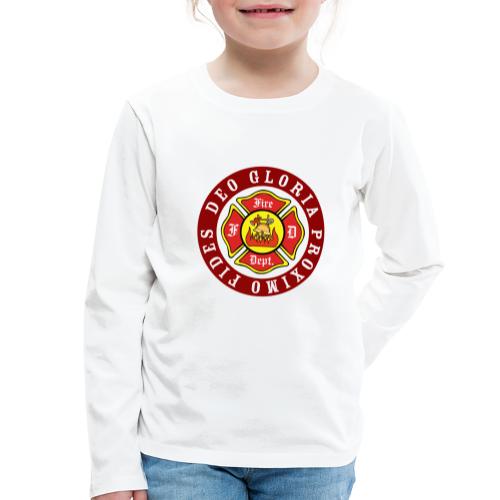 Feuerwehrlogo American style - Kinder Premium Langarmshirt