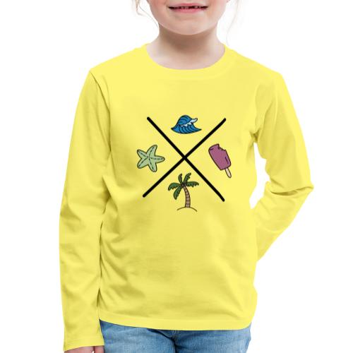 Design für den Sommer - Kinder Premium Langarmshirt
