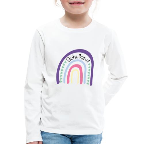 Schulkind Regenbogen - Kinder Premium Langarmshirt