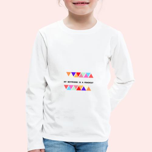boyfriend feminist - Kids' Premium Longsleeve Shirt
