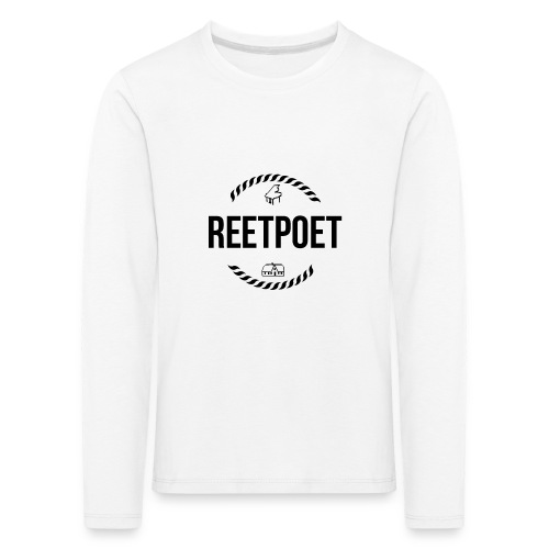 ReetPoet | Logo Schwarz - Kinder Premium Langarmshirt