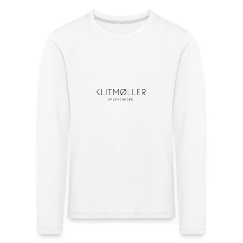 Klitmøller, Klitmöller, Dänemark, Nordsee - Kinder Premium Langarmshirt