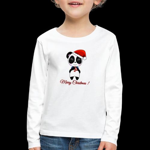 Panda noel - T-shirt manches longues Premium Enfant
