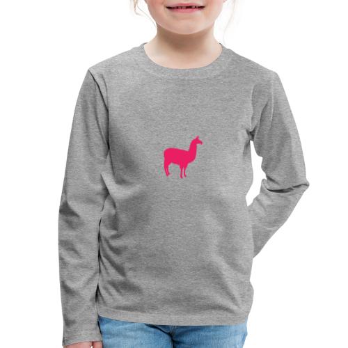 Lama - Kinderen Premium shirt met lange mouwen