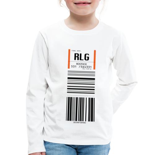 Flughafen Rostock - RLG - Kinder Premium Langarmshirt