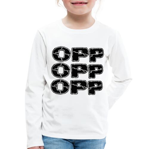 OPP Print - Lasten premium pitkähihainen t-paita
