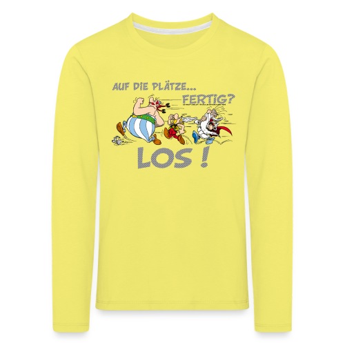 Asterix Obelix Auf die Plätze... Fertig? Los! - T-shirt manches longues Premium Enfant