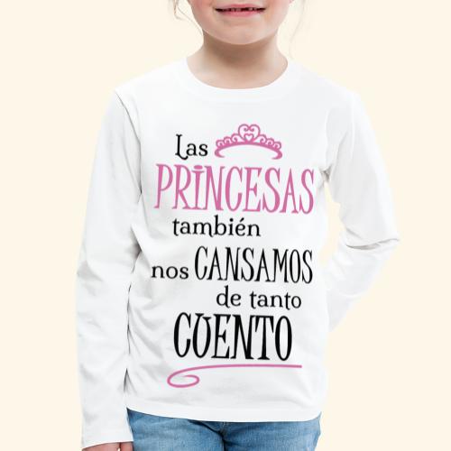 Las princesas también - Camiseta de manga larga premium niño