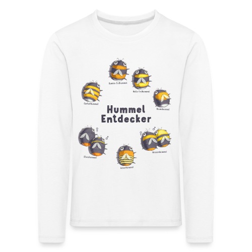 Bumblebee Explorer - do you know all bumblebee species? - Kids' Premium Longsleeve Shirt