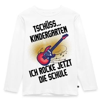 Au revoir, fête d'adieu de remise des diplômes de la maternelle - T-shirt manches longues Premium Enfant - blanc - Devant - AI Model Kid Female (0cm)