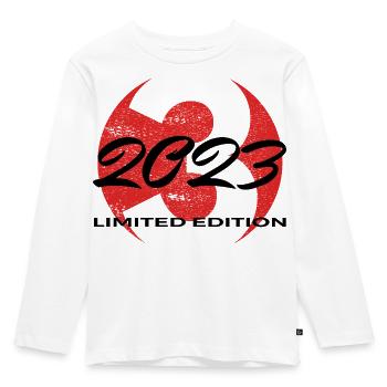 3rd Birthday 2023 Boys and Girls Gift - Kids' Premium Longsleeve Shirt - white - Front - AI Model Kid Female (0cm)