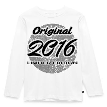 10e anniversaire 2016 cadeau garçons et filles - T-shirt manches longues Premium Enfant - blanc - Devant - AI Model Kid Female (0cm)