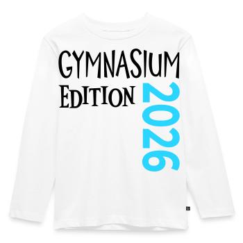 Gymnase 2026 - T-shirt manches longues Premium Enfant - blanc - Devant - AI Model Kid Female (0cm)