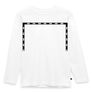 Handball Tor Neu - Kinder Premium Bio Langarmshirt - Weiß - Vorne - AI Model Kid Female (0cm)