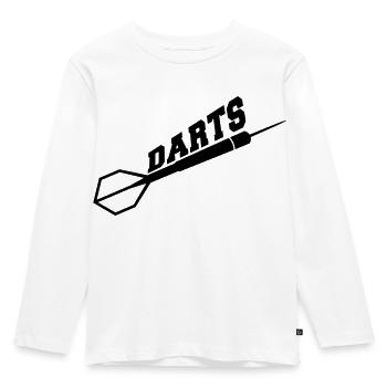 Darts Design - T-shirt manches longues Premium Enfant - blanc - Devant - AI Model Kid Female (0cm)