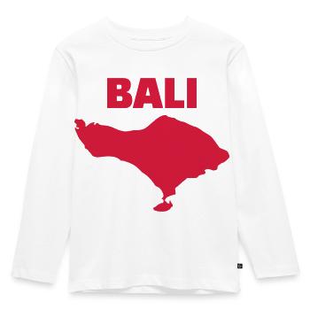 Bali - Kinder Premium Bio Langarmshirt - Weiß - Vorne - AI Model Kid Female (0cm)