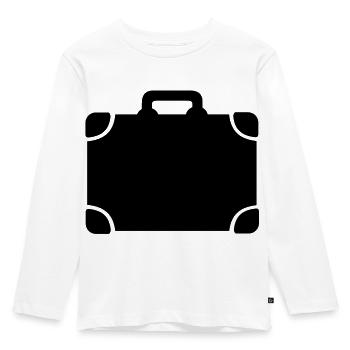 Suitcase - Kids' Premium Longsleeve Shirt - white - Front - AI Model Kid Female (0cm)