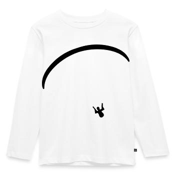 Paragliding - Kinder Premium Bio Langarmshirt - Weiß - Vorne - AI Model Kid Female (0cm)