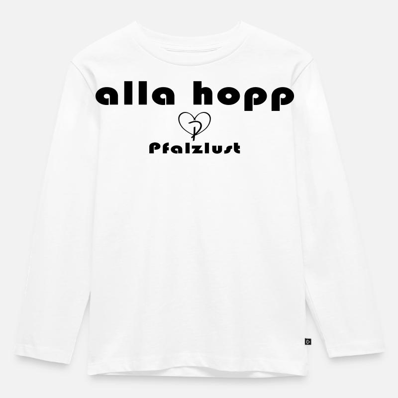 alla hopp - T-shirt manches longues Premium Enfant - blanc