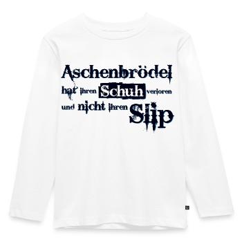 Aschenbrödel hat ihren Schuh verloren - Kids' Premium Longsleeve Shirt - white - Front - AI Model Kid Female (0cm)