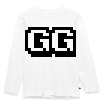Nerd Bon jeu - T-shirt manches longues Premium Enfant - blanc - Devant - AI Model Kid Female (0cm)