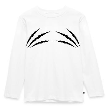 Griffes 2 - T-shirt manches longues Premium Enfant - blanc - Devant - AI Model Kid Female (0cm)