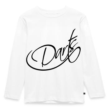 Darts Logo Design - T-shirt manches longues Premium Enfant - blanc - Devant - AI Model Kid Female (0cm)