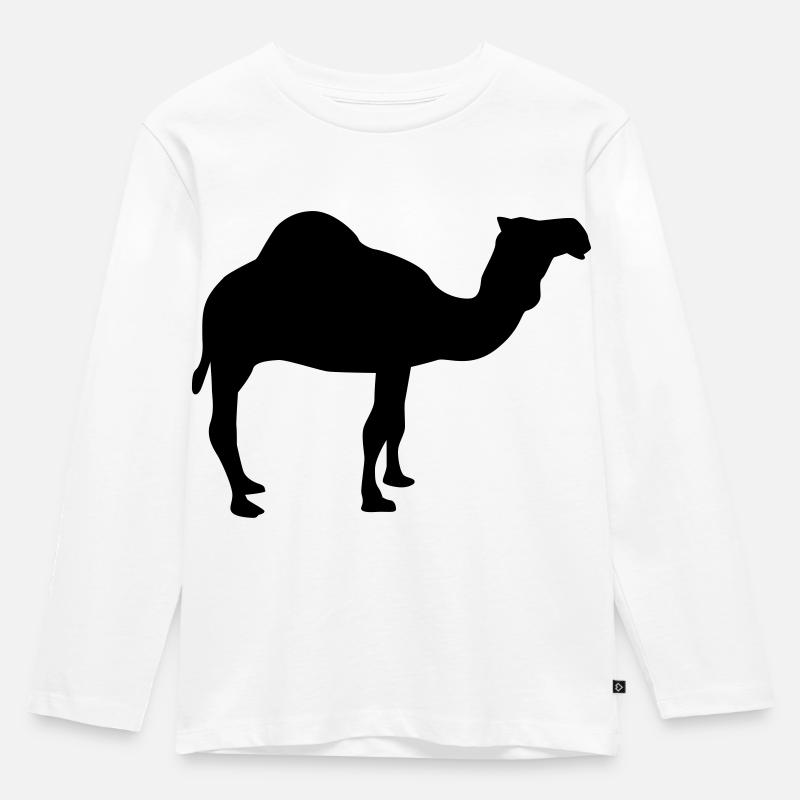 Camel - Kids' Premium Longsleeve Shirt - white